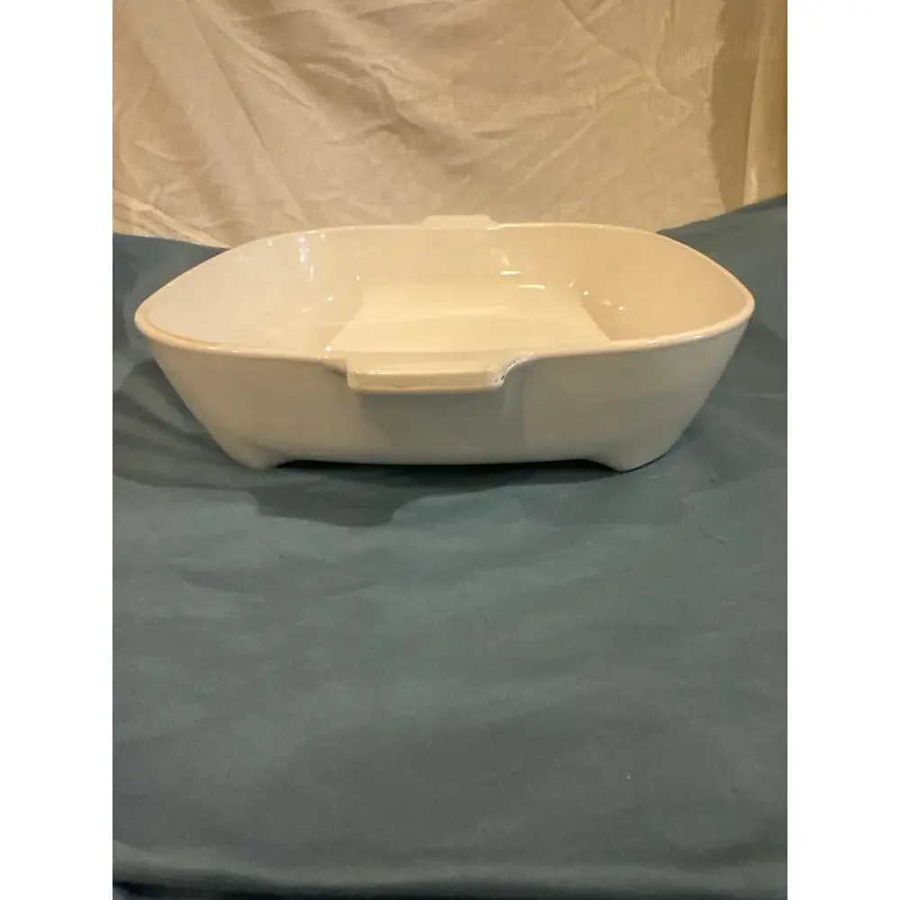 Vintage CorningWare Blue Scroll Microwave Browning Skillet Dish 10